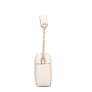 Clearance Borsa a Tracolla Chic con Catena Metallica e Logo in Rilievo Donna Borse A Tracolla