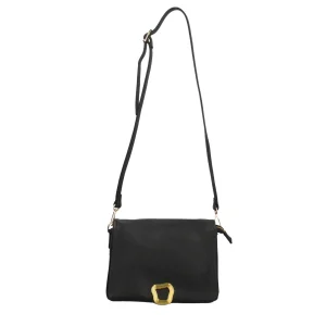 Sale Borsa a tracolla con dettaglio in oro Donna Borse A Tracolla
