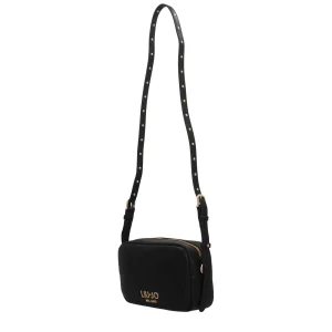New Borsa a Tracolla Donna con Logo e Dettagli Borchiati Donna Borse A Tracolla