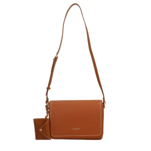 Sale Borsa a Tracolla Donna con Patta e Pochette Coordinata Donna Borse A Tracolla
