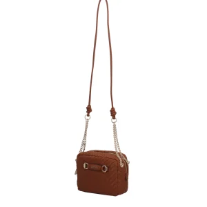 Hot Borsa a tracolla con effetto intrecciato e catena Donna Borse A Tracolla