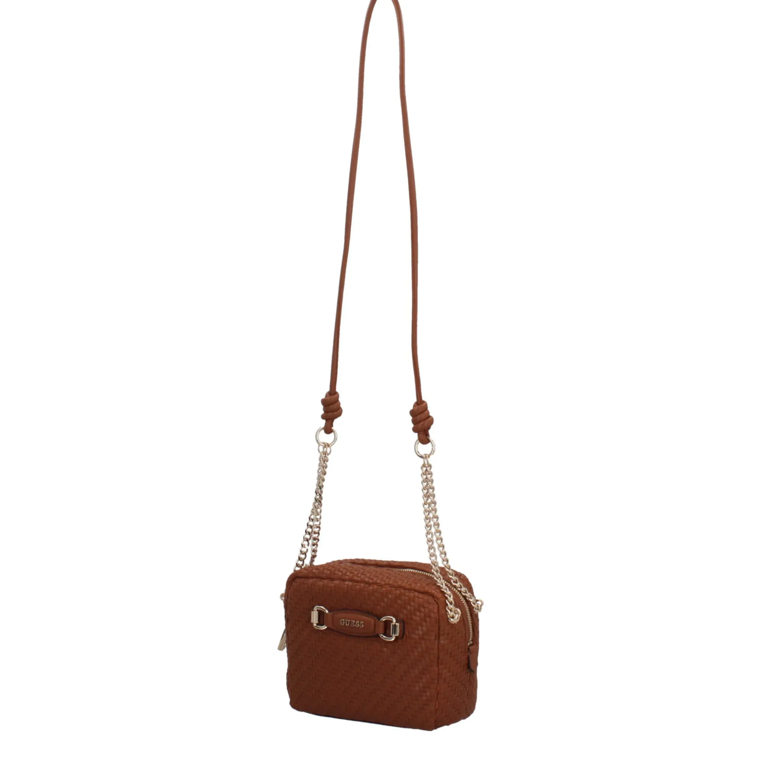 borsa_a_tracolla_guess_co_1.webp Hot Borsa a tracolla con effetto intrecciato e catena Donna Borse A Tracolla