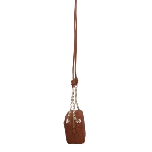 Hot Borsa a tracolla con effetto intrecciato e catena Donna Borse A Tracolla