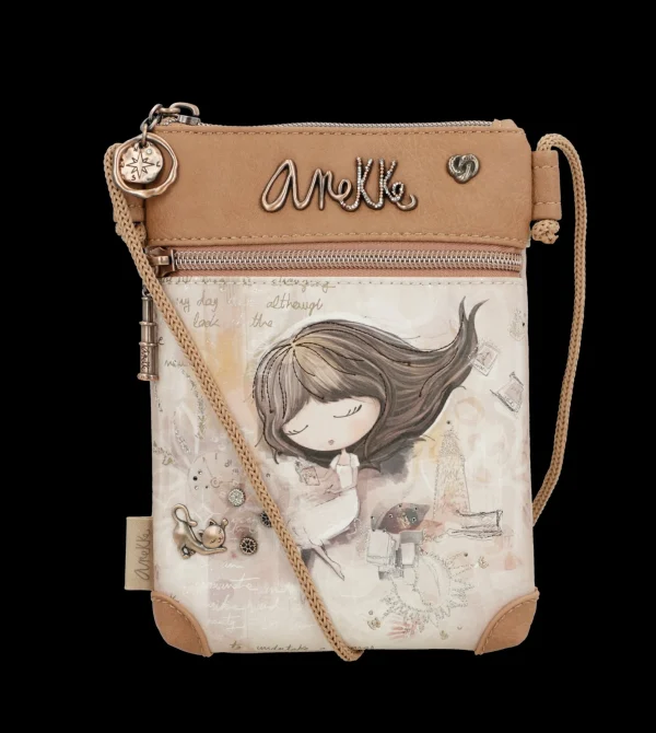 Online Borsa a tracolla piccola con design artistico e dettagli raffinati Donna Borse A Tracolla