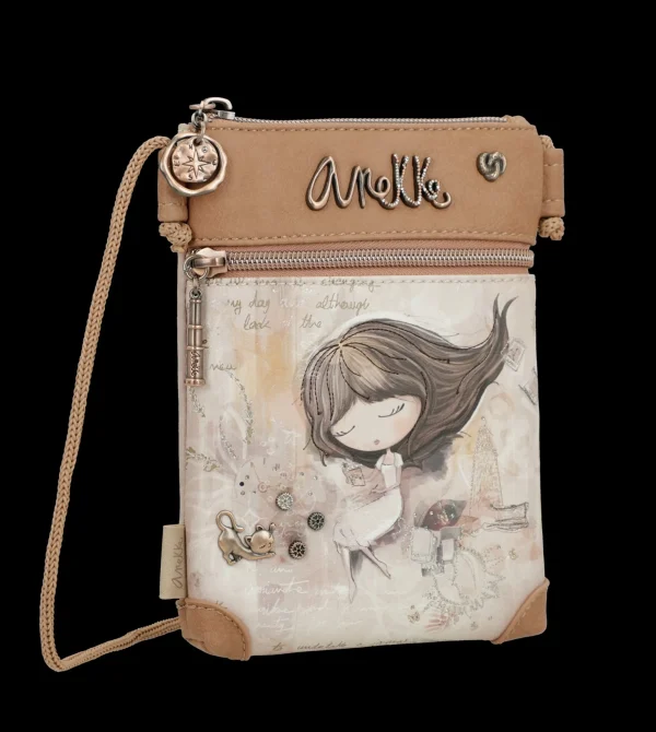 Online Borsa a tracolla piccola con design artistico e dettagli raffinati Donna Borse A Tracolla