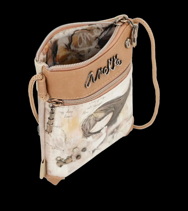 Online Borsa a tracolla piccola con design artistico e dettagli raffinati Donna Borse A Tracolla