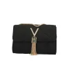 Sale Borsa a tracolla trapuntata con chiusura a frangia metallica Donna Borse A Tracolla