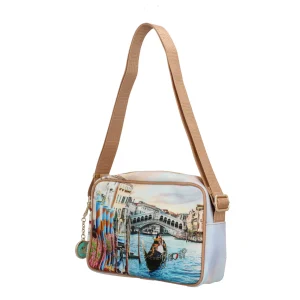 Online Borsa a tracolla YNot con stampa artistica e chiusura zip Donna Borse A Tracolla
