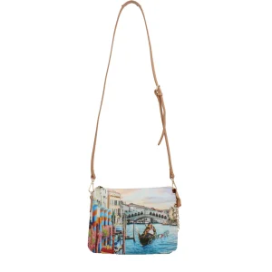 Outlet Borsa a tracolla YNot con doppio scomparto e design compatto Donna Borse A Tracolla