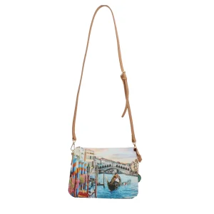 Outlet Borsa a tracolla YNot con doppio scomparto e design compatto Donna Borse A Tracolla