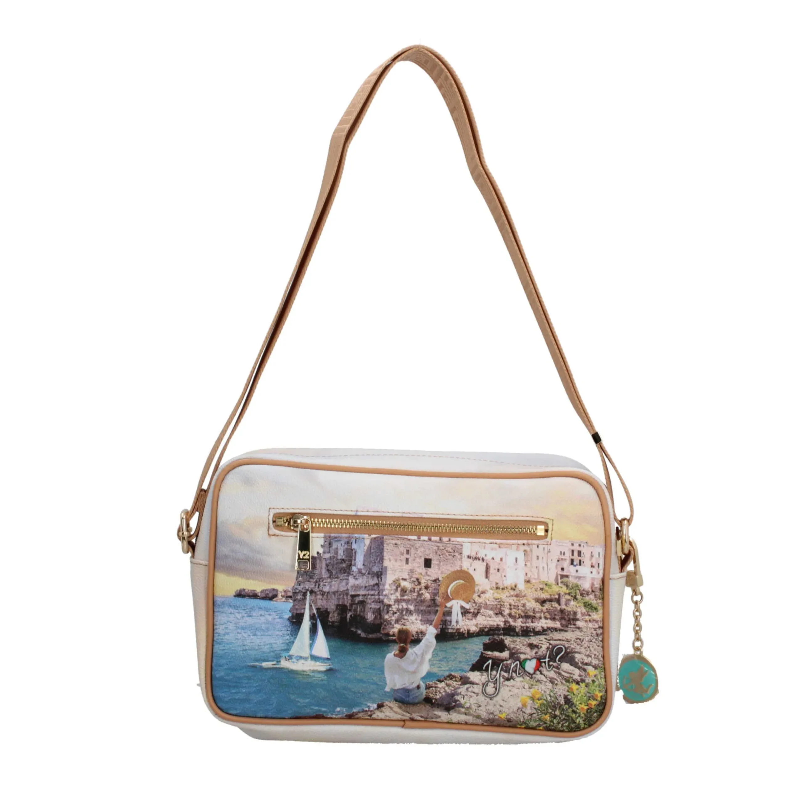 borsa_a_tracolla_ynot_con_7-2.webp Online Borsa a tracolla YNot con stampa artistica e chiusura zip Donna Borse A Tracolla