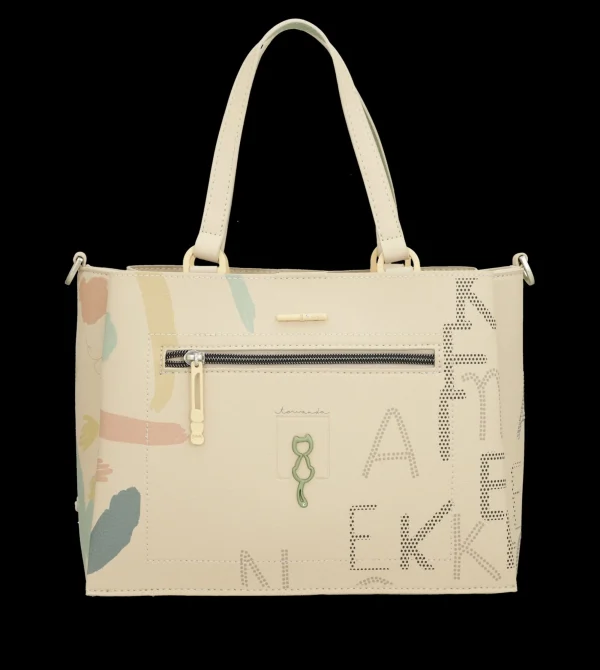Hot Borsa a mano con trafori e tracolla rimovibile Donna Borse Shopping