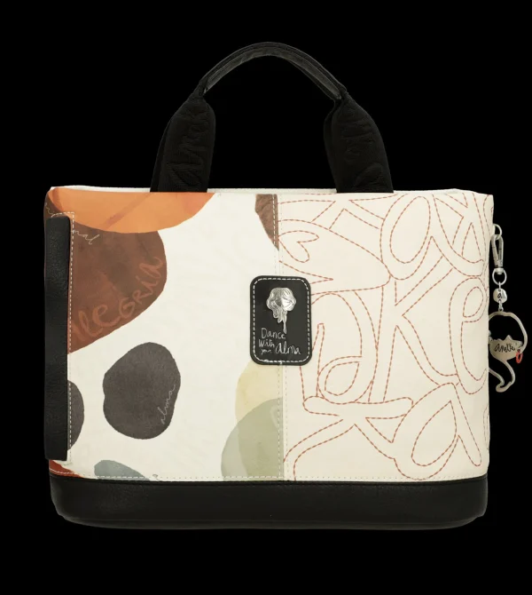 Clearance Borsa a mano con trafori e tracolla regolabile Donna Borse A Mano