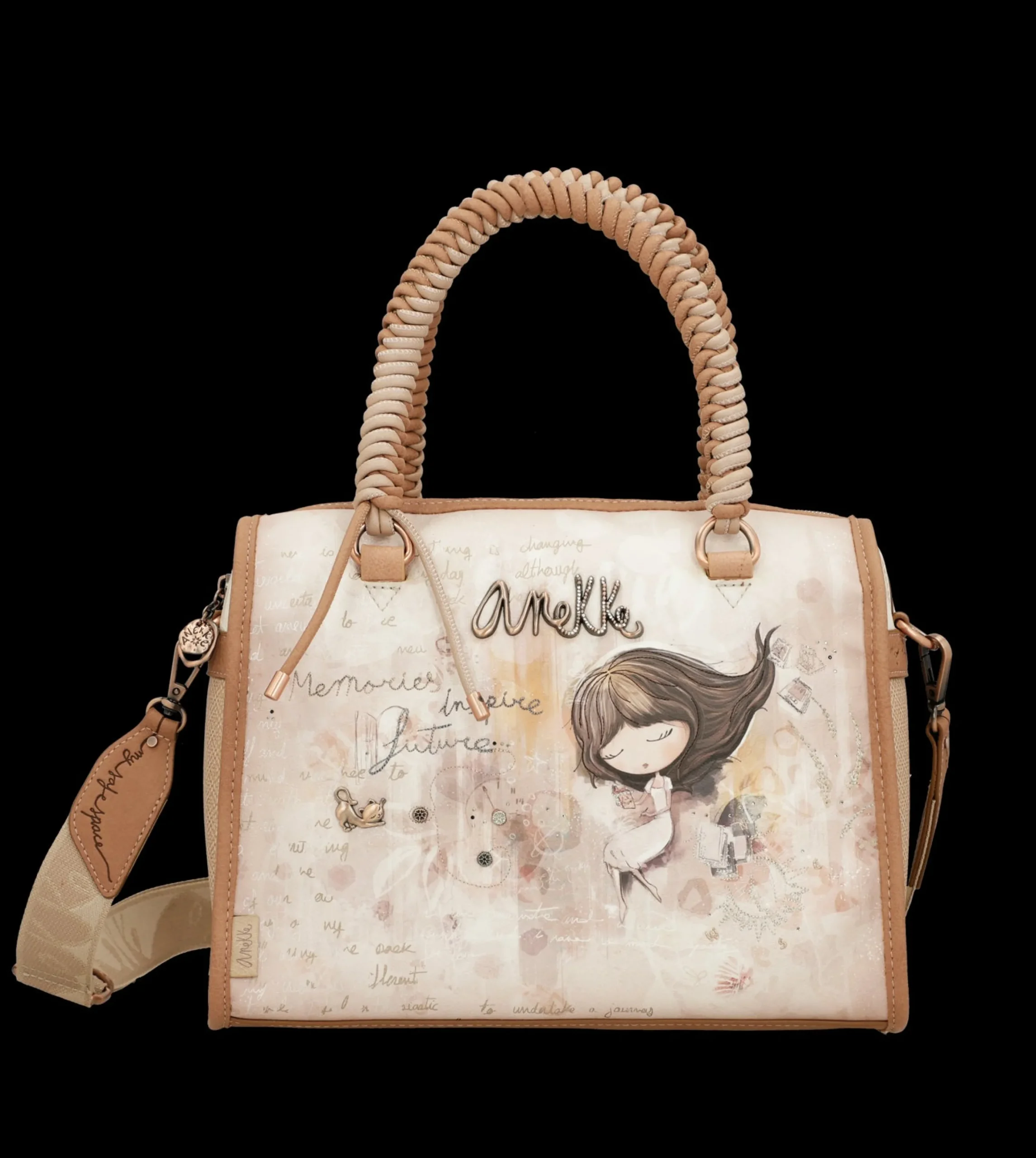 borsa_anekke_con_manici_i_1.webp Fashion Borsa con manici intrecciati e design romantico Donna Borse A Mano