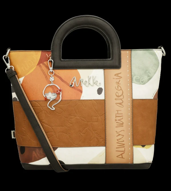 Clearance Borsa con manico rigido e tracolla removibile Donna Borse A Mano