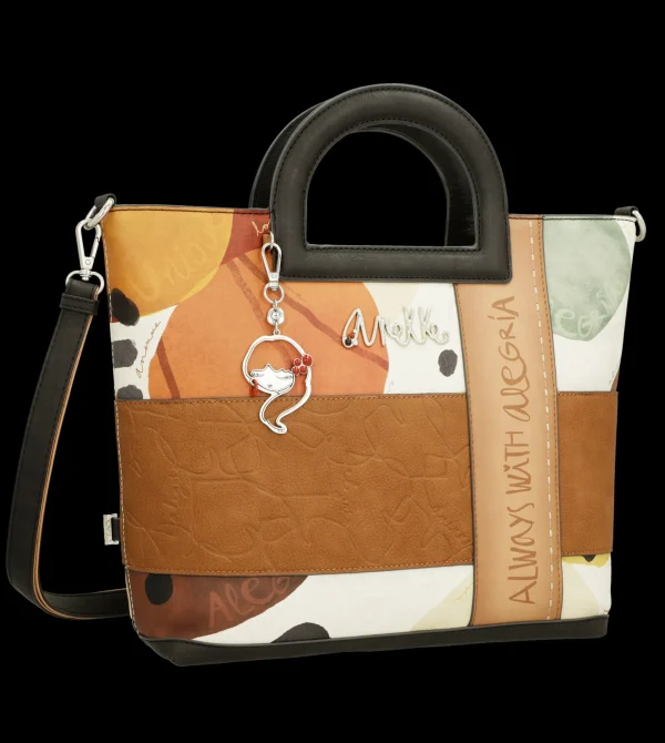 Clearance Borsa con manico rigido e tracolla removibile Donna Borse A Mano