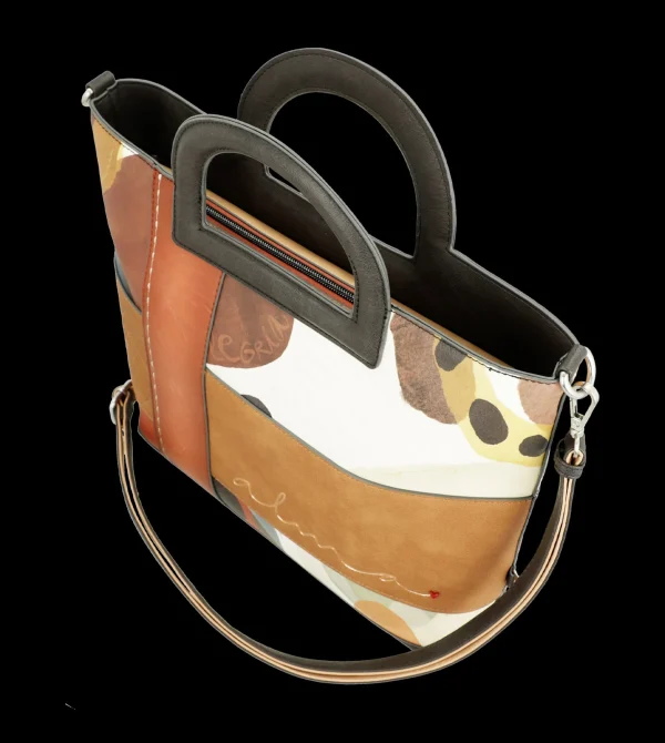 Clearance Borsa con manico rigido e tracolla removibile Donna Borse A Mano