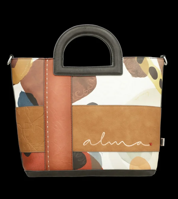 Clearance Borsa con manico rigido e tracolla removibile Donna Borse A Mano