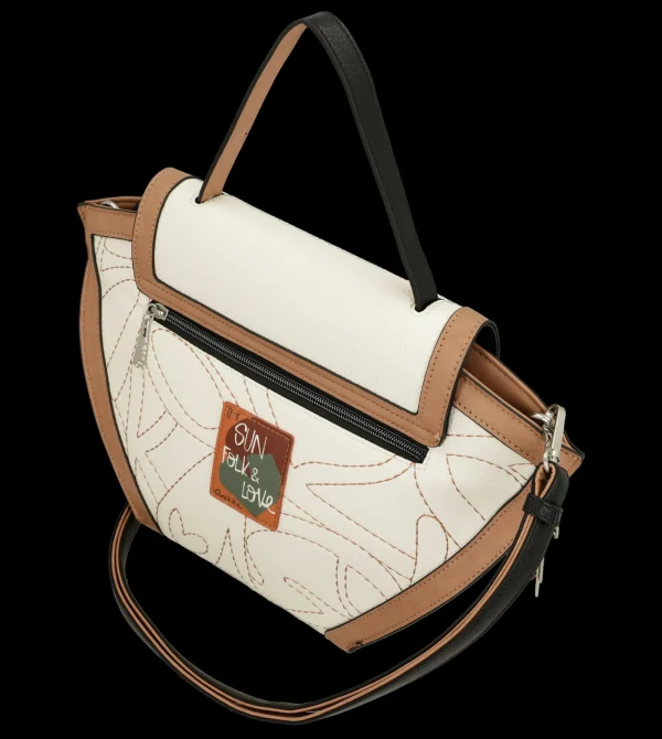 New Borsa con patta e stampa ispirata alla danza Donna Borse Shopping
