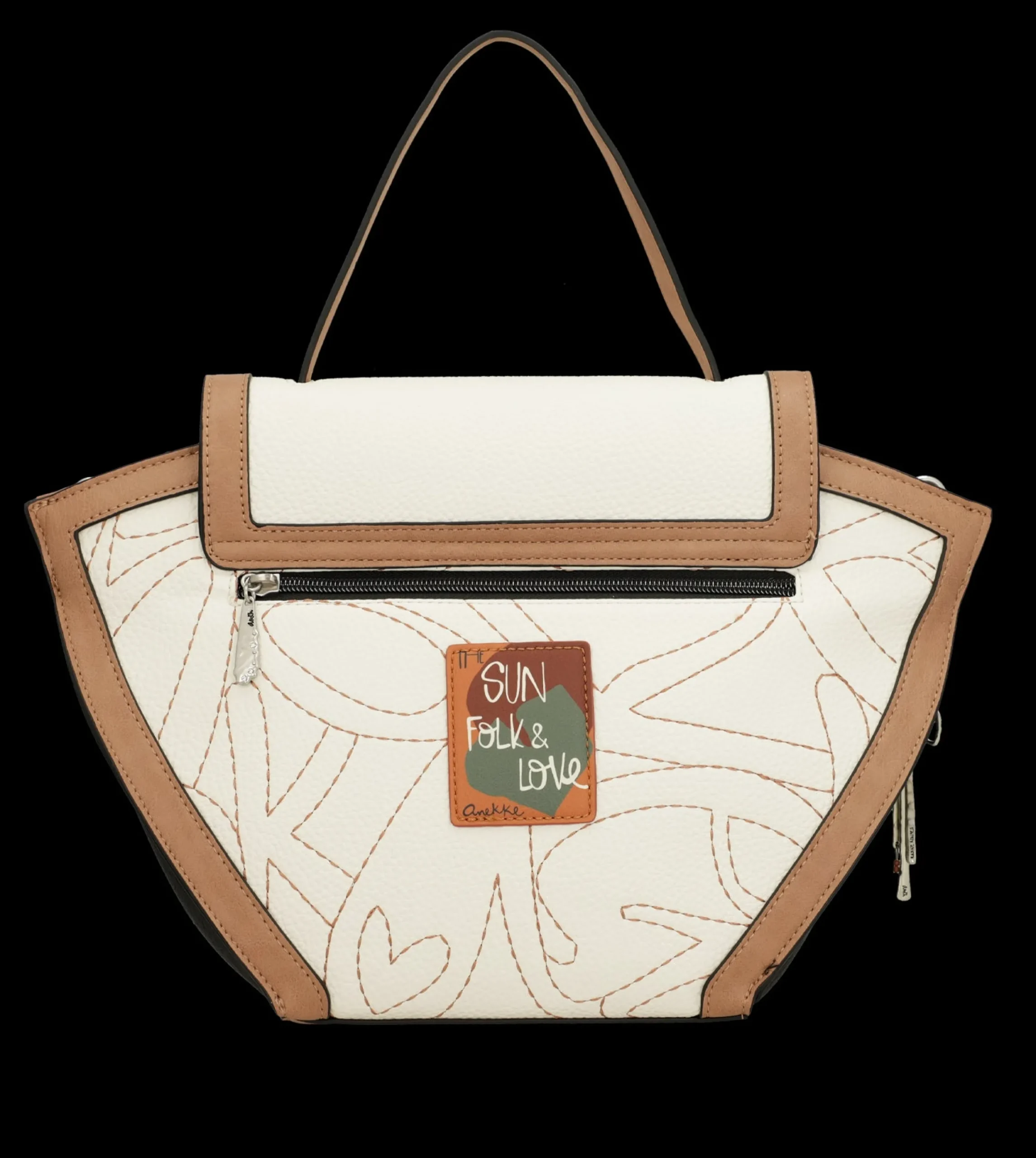borsa_anekke_con_patta_e__6.webp New Borsa con patta e stampa ispirata alla danza Donna Borse Shopping