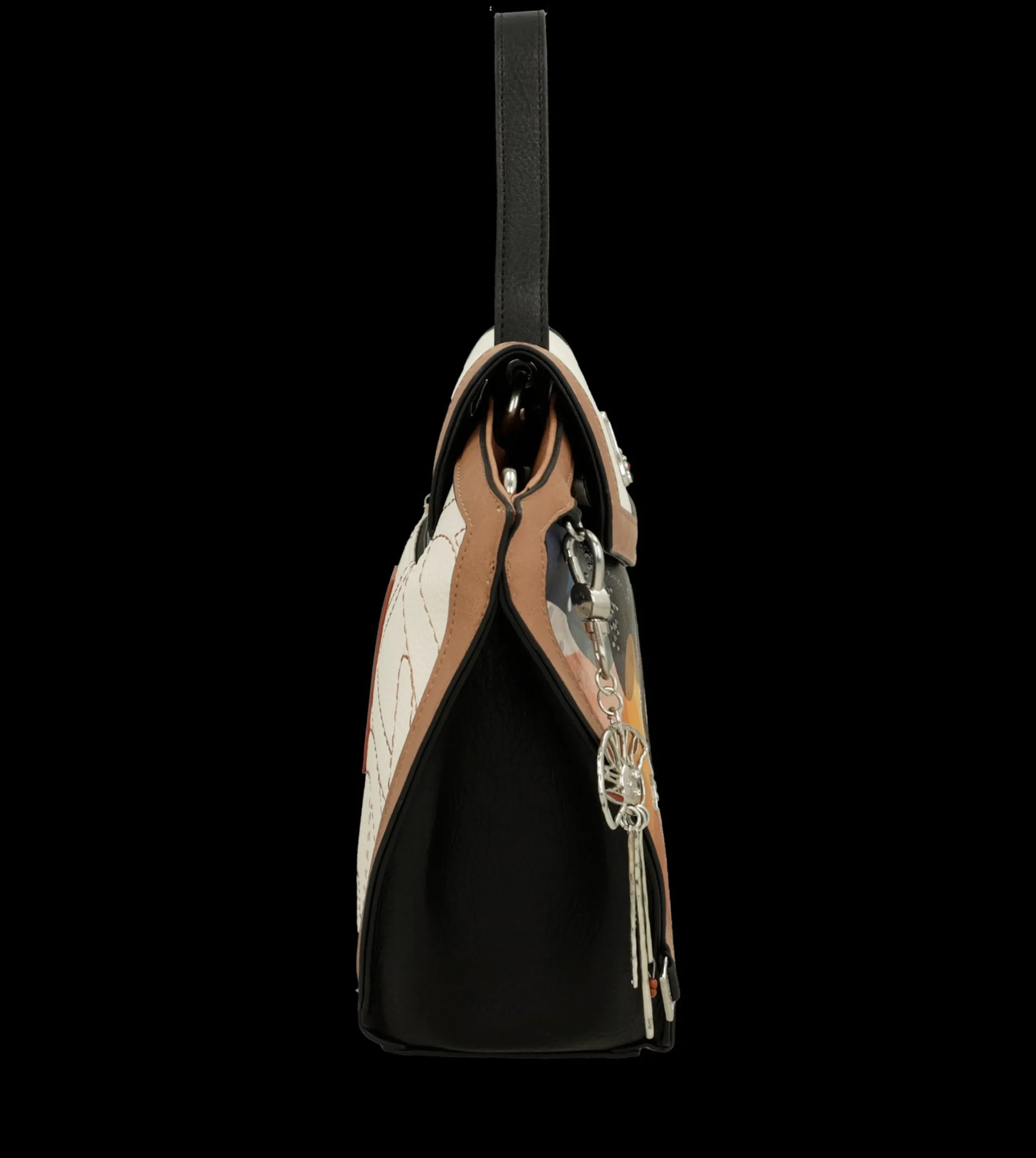 borsa_anekke_con_patta_e__7.webp New Borsa con patta e stampa ispirata alla danza Donna Borse Shopping