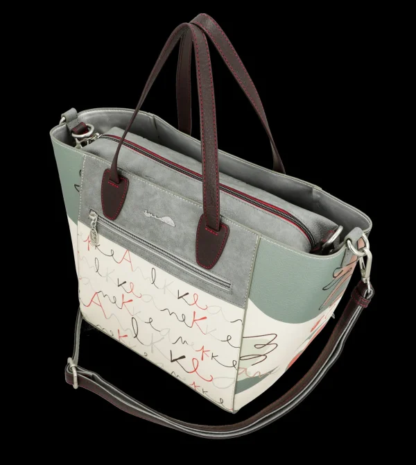 Hot Borsa dallo stile artistico con doppio manico Donna Borse Shopping