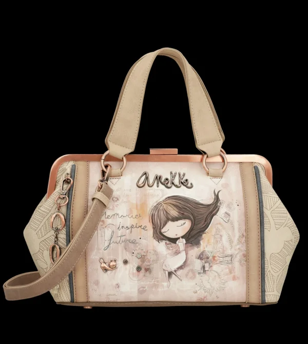 New Borsa elegante e romantica con dettagli artistici Donna Borse A Mano