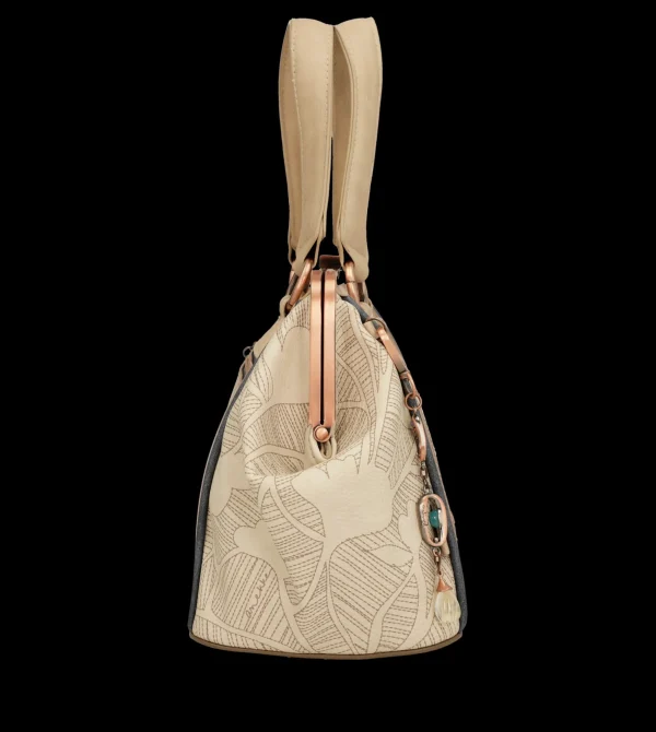 New Borsa elegante e romantica con dettagli artistici Donna Borse A Mano