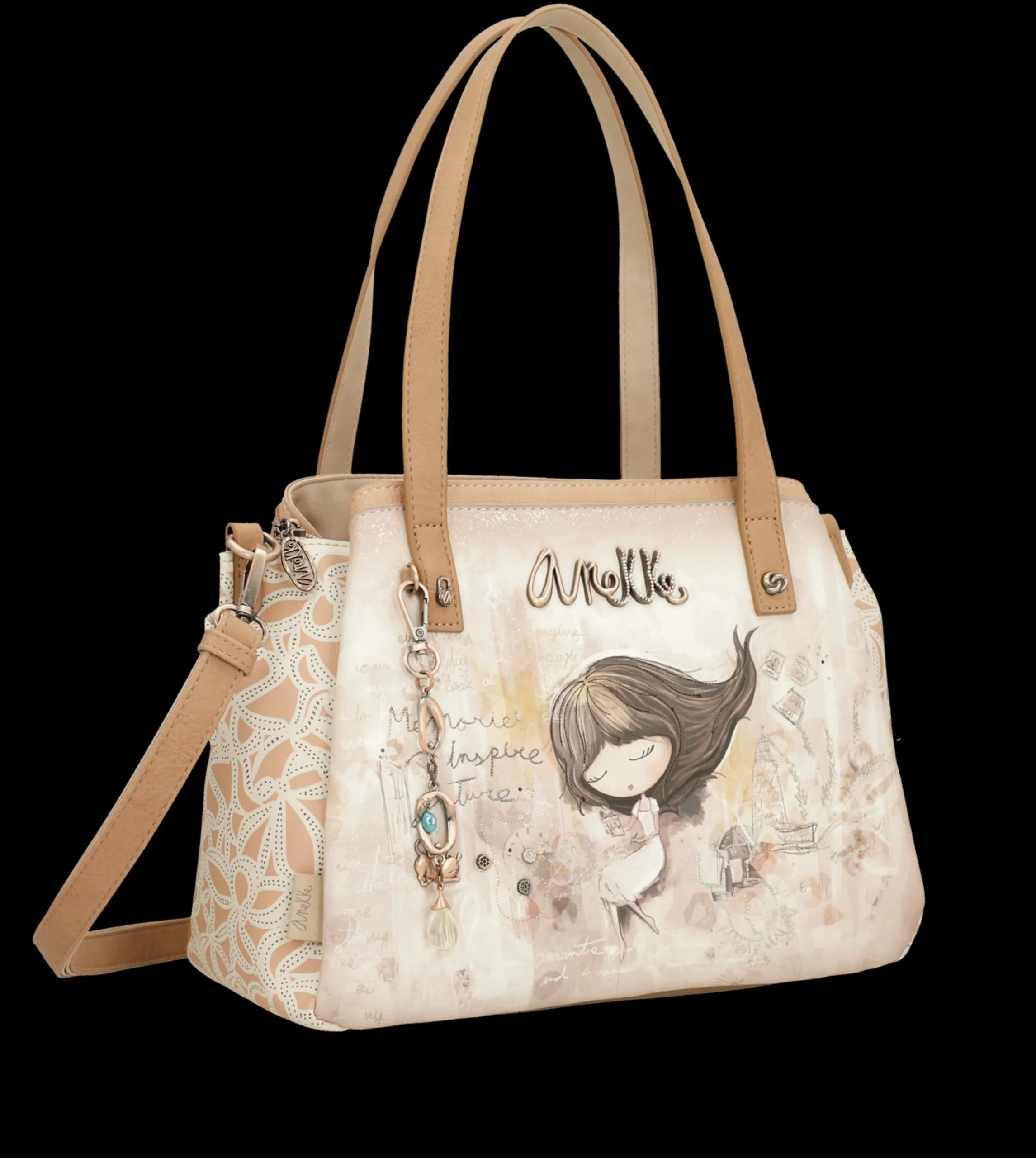 borsa_anekke_elegante_e_v_1.webp Clearance Borsa elegante e versatile con doppio manico e tracolla Donna Borse A Spalla