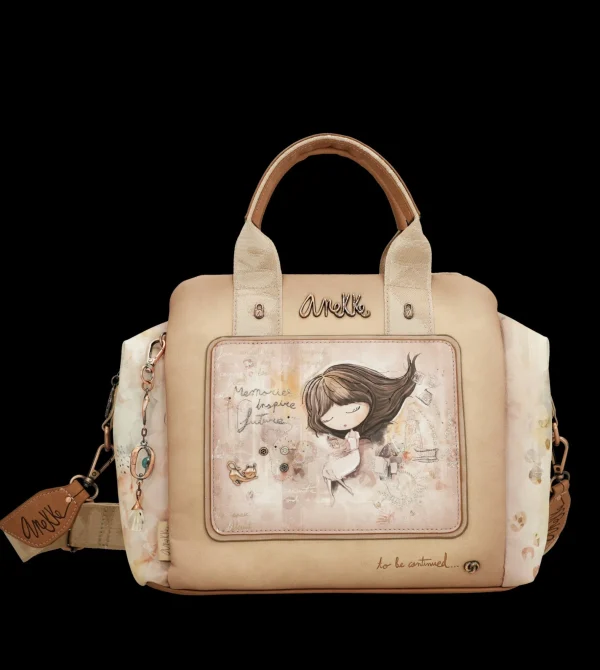 Best Borsa raffinata e capiente con illustrazione esclusiva Donna Borse A Mano