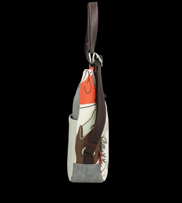 Outlet Borsa versatile con doppio utilizzo e design artistico Donna Borse A Spalla