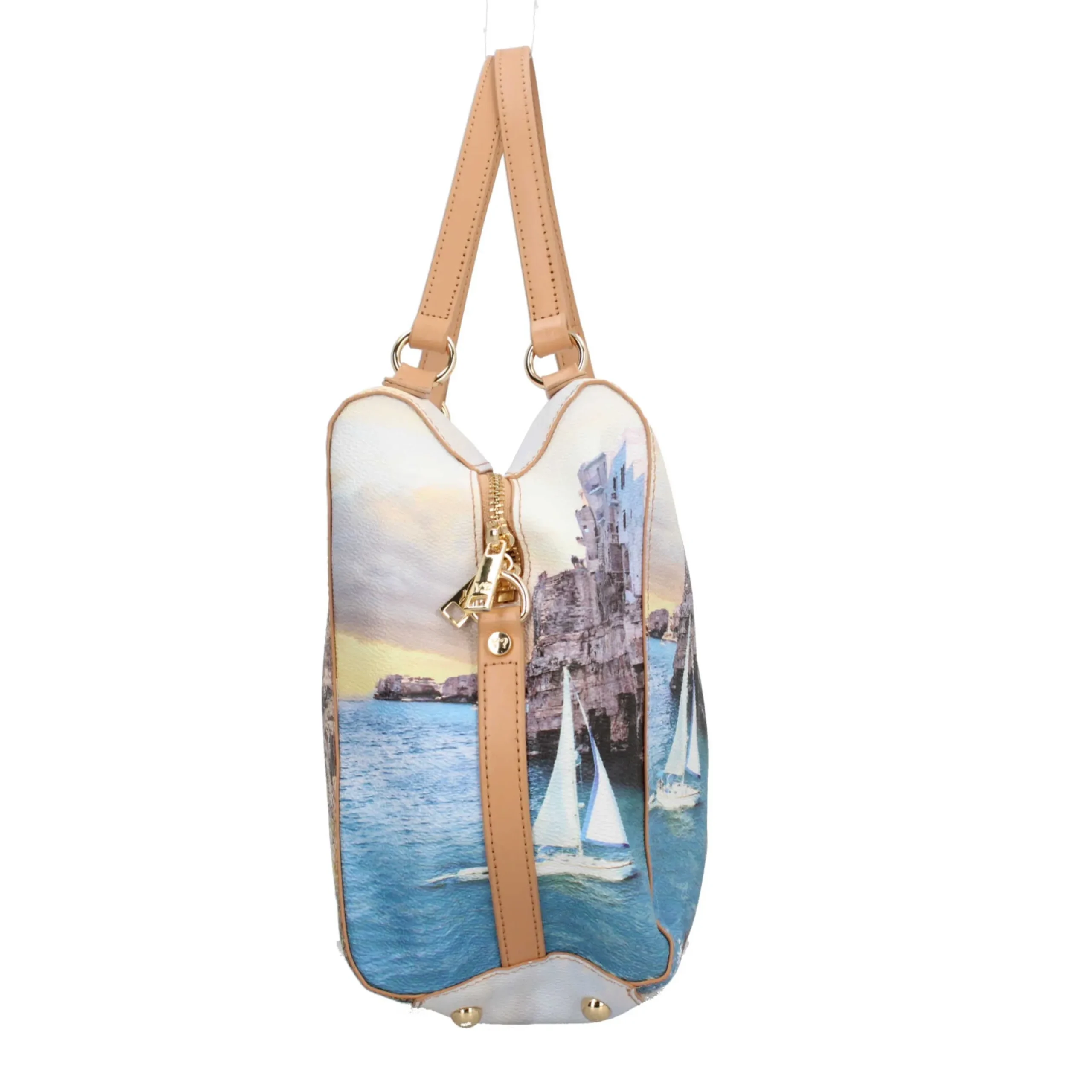 borsa_bauletto_ynot_con_s_6.webp Discount Borsa bauletto YNot con stampa artistica e tracolla regolabile Donna Borse A Mano