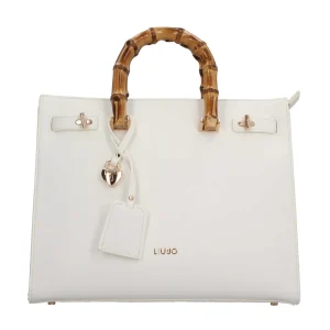 Fashion Borsa Donna con Manico Bamboo e Design Elegante Donna Borse A Mano