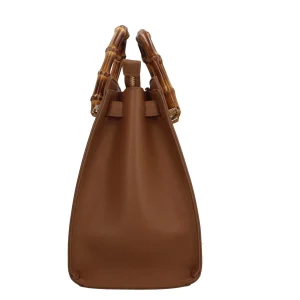Fashion Borsa Donna con Manico Bamboo e Design Elegante Donna Borse A Mano
