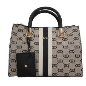 Fashion Borsa Donna in Tessuto Monogram con Design Raffinato Donna Borse Shopping