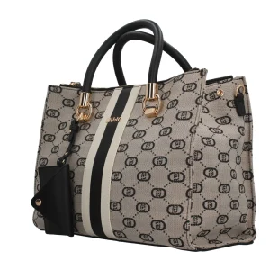 Fashion Borsa Donna in Tessuto Monogram con Design Raffinato Donna Borse Shopping