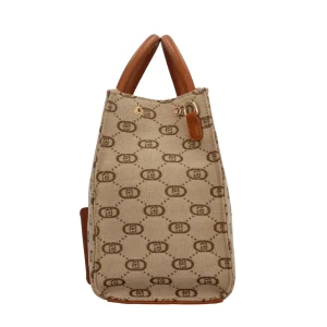 Fashion Borsa Donna in Tessuto Monogram con Design Raffinato Donna Borse Shopping