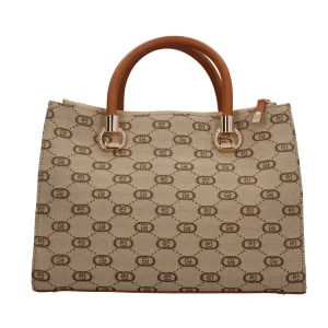 Fashion Borsa Donna in Tessuto Monogram con Design Raffinato Donna Borse Shopping