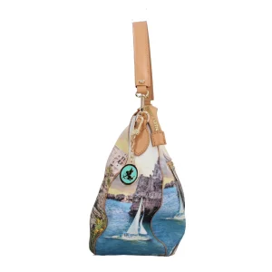 Fashion Borsa hobo YNot con stampa artistica e manico removibile per un look versatile Donna Borse Shopping