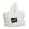 Best Borsa in eco-pelliccia con logo applicato di Donna Borse A Spalla