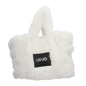 Best Borsa in eco-pelliccia con logo applicato di Donna Borse A Spalla