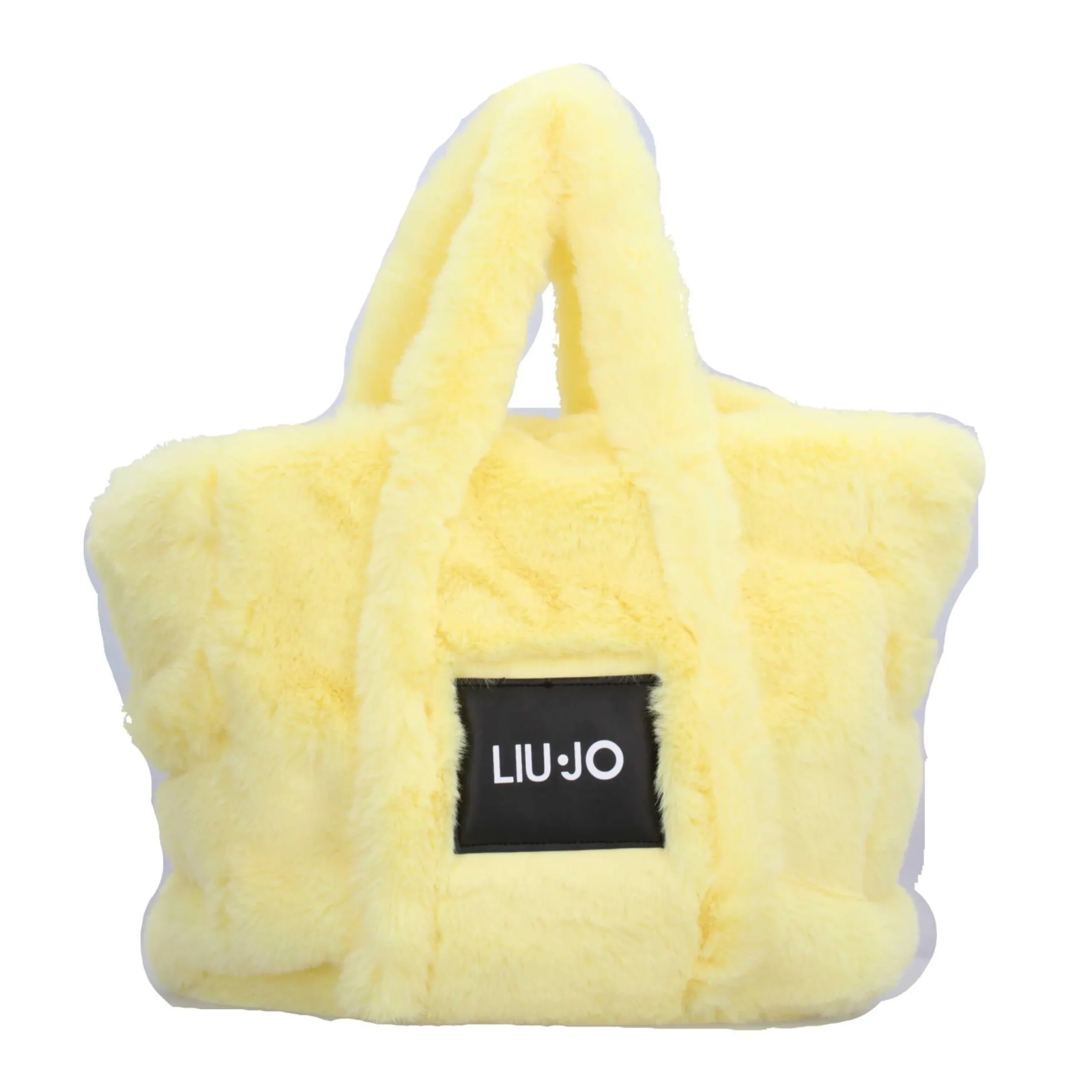 borsa_in_ecopelliccia_con_5.webp Best Borsa in eco-pelliccia con logo applicato di Donna Borse A Spalla