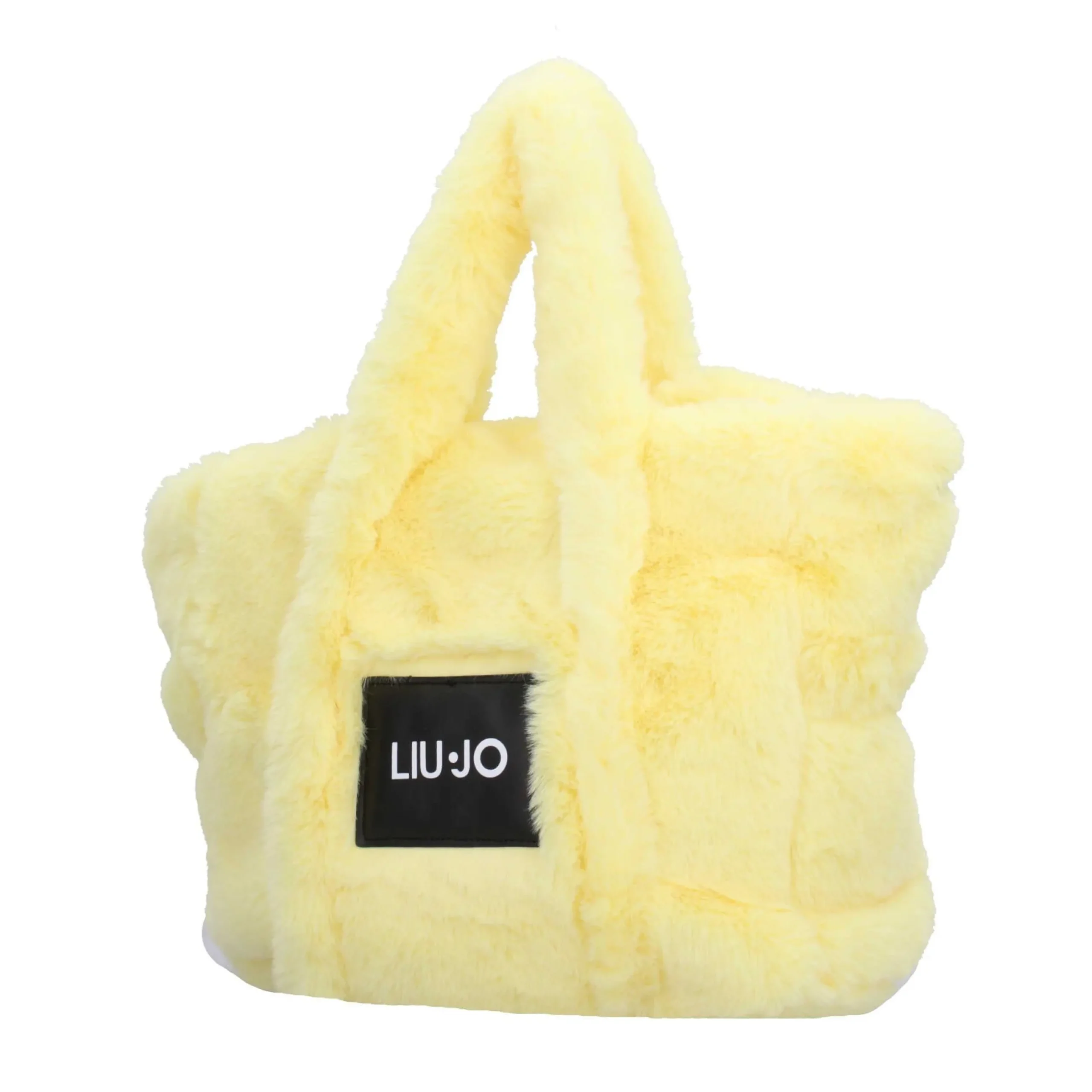 borsa_in_ecopelliccia_con_6.webp Best Borsa in eco-pelliccia con logo applicato di Donna Borse A Spalla