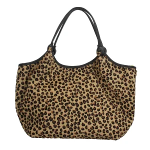 Discount Borsa in pelle leopardata Donna Borse A Spalla