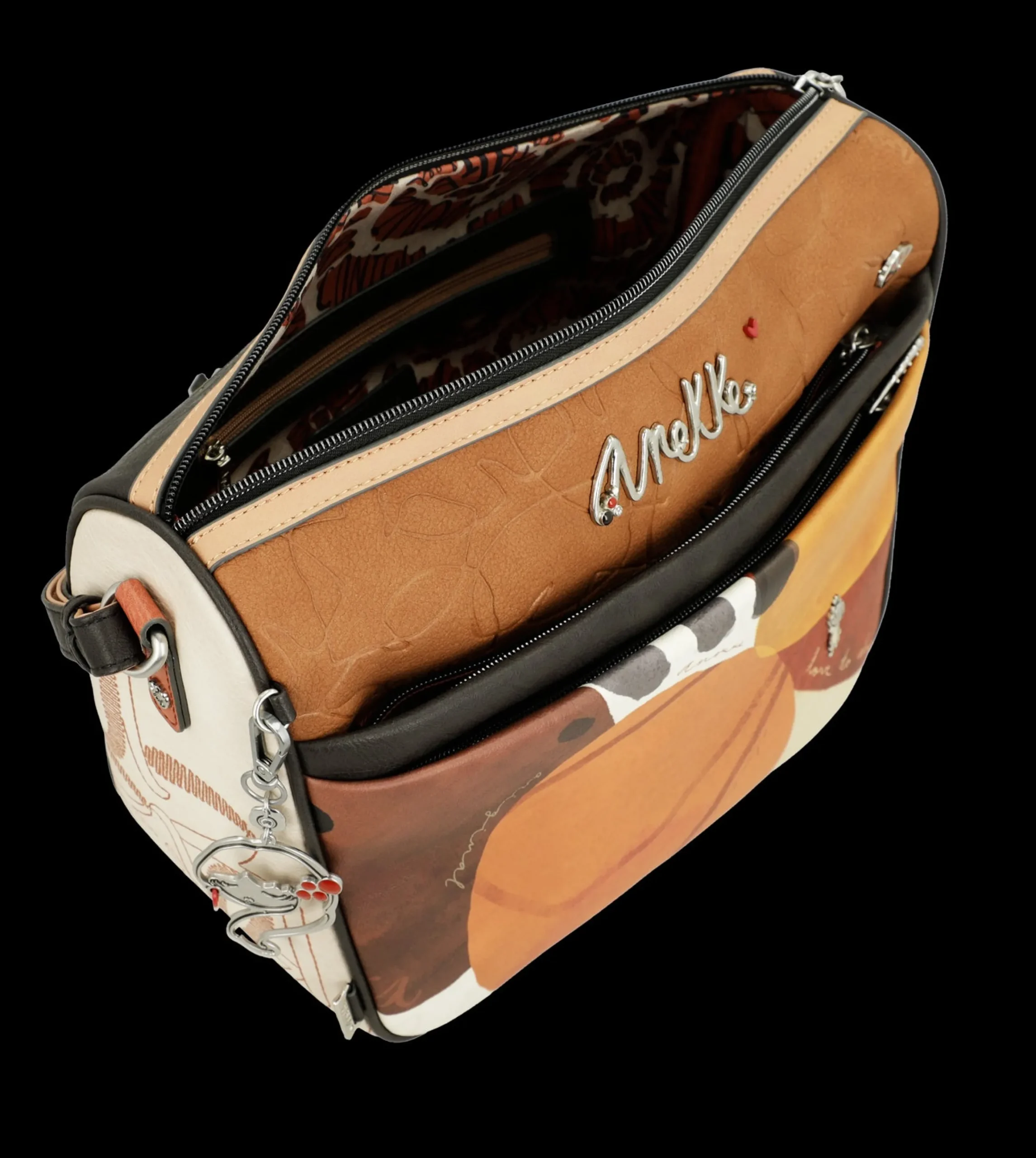 borsa_messenger_anekke_co_3.webp Fashion Borsa messenger con tracolla regolabile e dettagli unici Donna Borse A Tracolla