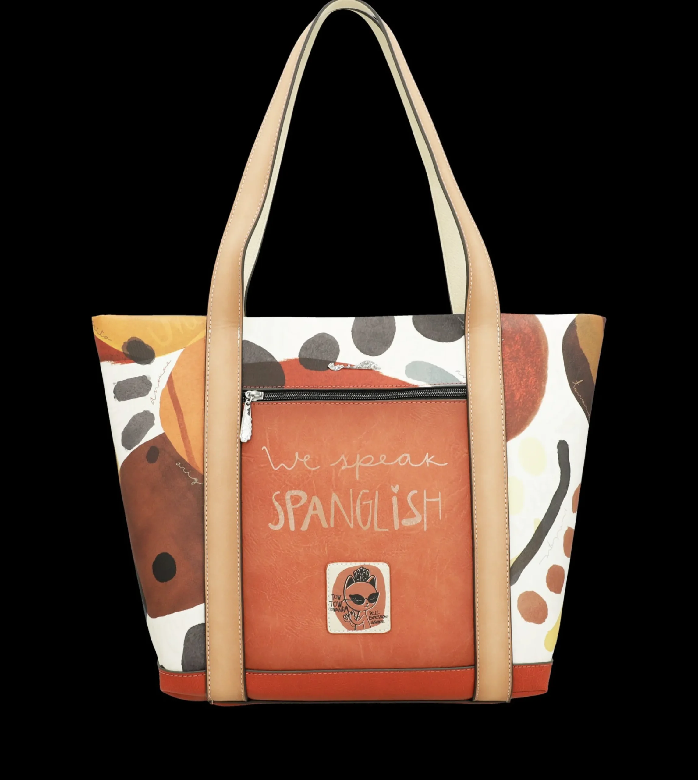 borsa_shopper_anekke_capi_0.webp Sale Borsa shopper capiente con doppio manico e tasca frontale Donna Borse Shopping