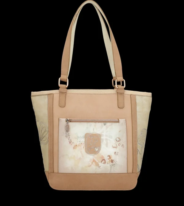 Online Borsa shopper elegante e spaziosa con dettagli ricamati Donna Borse Shopping