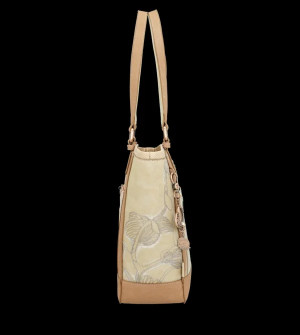 Online Borsa shopper elegante e spaziosa con dettagli ricamati Donna Borse Shopping