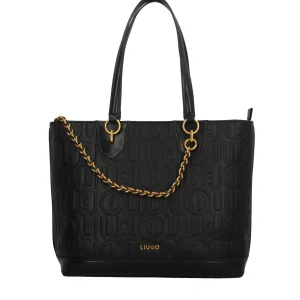 Hot Borsa Shopper Donna con Logo in Rilievo e Catena Decorativa Donna Borse Shopping