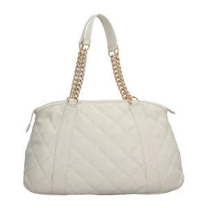Fashion Borsa Shopper Donna con Trapuntatura e Dettagli in Metallo Donna Borse A Spalla